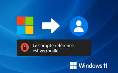 🧩 Comment le passage d’un compte Microsoft à un compte local provoque le verrouillage du compte